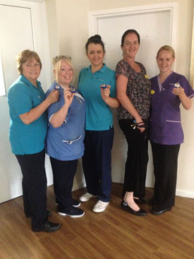 Care staff given spring in their step with group health initiative