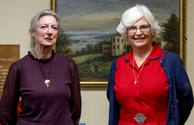 L-R Margaret Brazier, Executive Assistant to the CEO and Anne Kasey, Home Manager