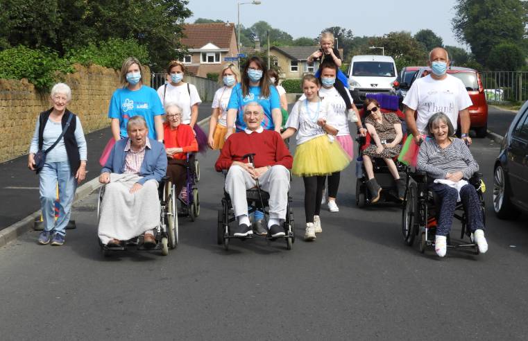 GRACEWELL OF FROME TAKE ON CHARITY WALK FOR ALZHEIMER’S SOCIETY  