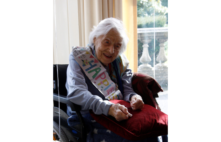 RMBI Care Co's Oldest Resident