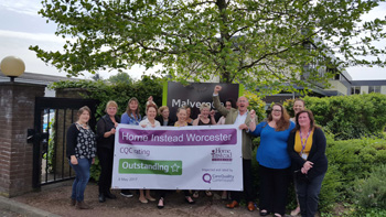 Home Instead Senior Care is delighted to celebrate its sweet 16th CQC Outstanding Rating with news that its Worcester office has received the highest rating possible from the care regulator.