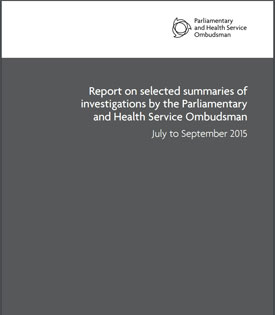 Ombudsman report highlights NHS service failures and poor complaints handling