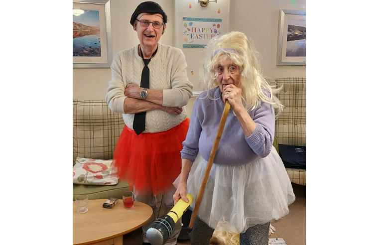 Residents at HC-Oneâ€™s Oakland residential care home in Rochdale, Lily Brodgen and Jack Wellen, took the lead roles of Sandy and Danny, originally played by John Travolta and Oliva Newton-John in the film. 