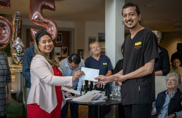 Tantallon House care home celebrates inspection report