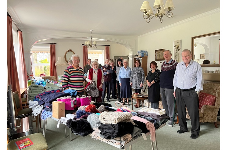 COTMATON HOUSE RESIDENTS COLLECT HUNDREDS FOR UKRAINE APPEAL
