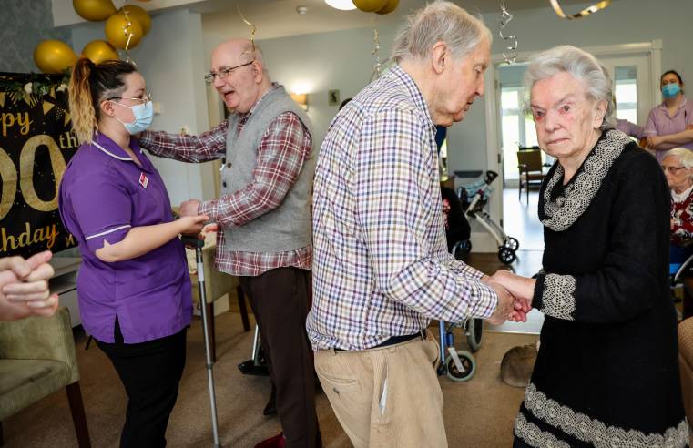 Encore Care Homes resident Joan Mackenzie celebrates centenary