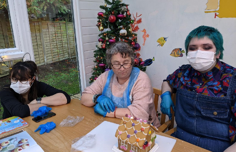 Christmas Crafts at Care Home