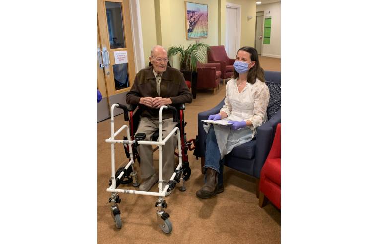 RESIDENTS HELP BRING REVOLUTIONARY WALKING FRAME ONE STEP CLOSER TO REALITY