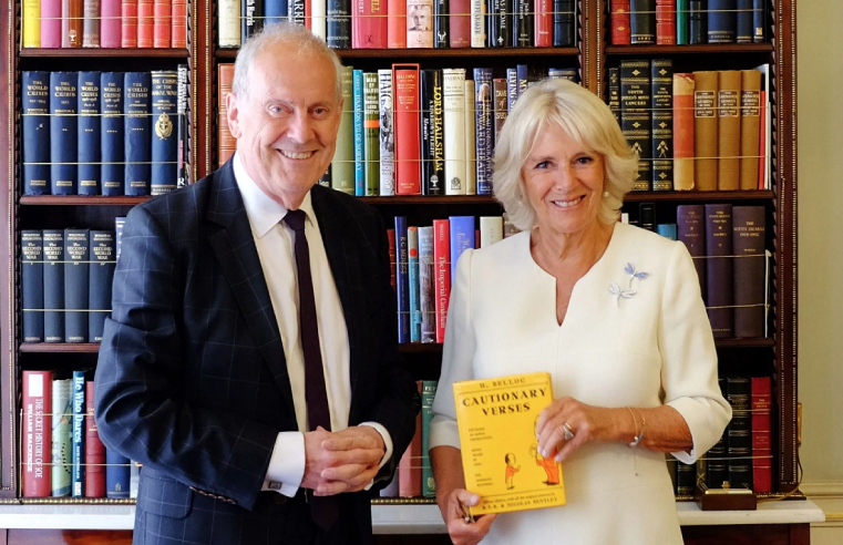 The Duchess of Cornwall joined Gyles Brandreth to support the #PoetryTogether2020 campaign. .