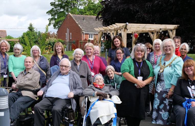 Chirk Court nursing home officially opens sensory garden