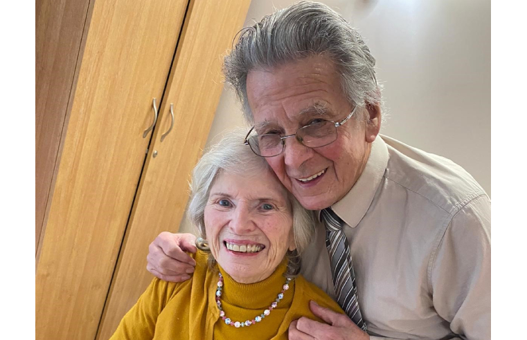 Chrystine and Michael Girvan celebrated their 65th wedding anniversary at Coppice Lodge care home in Arnold.