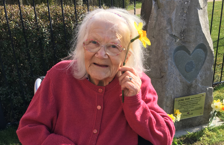 Last week, Gracewell of Fareham buried a time capsule to mark the National Day of Reflection and remember everything they have overcome in the past year.