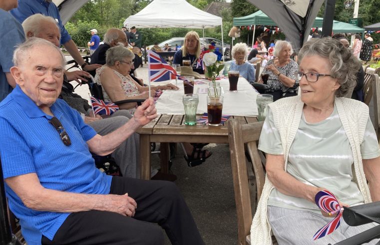 Veterans from Royal Star & Garter attending the ‘Salute to our Forces’ fun day in Hazelmere.