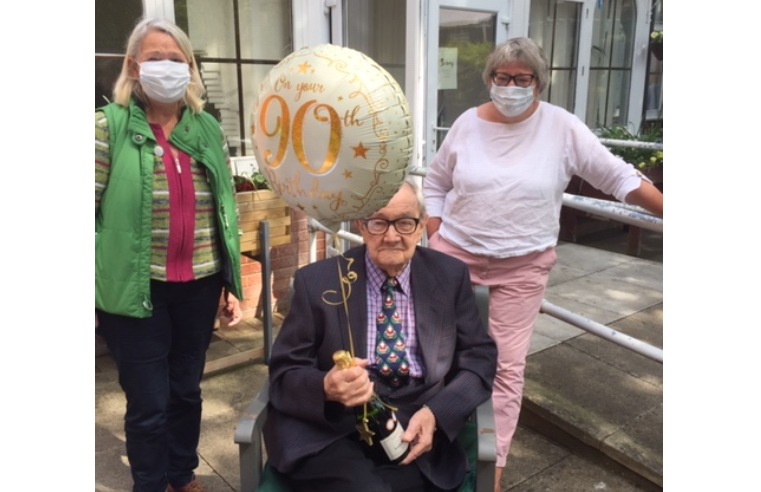 BIRTHDAY BASH FOR 90-YEAR-OLD WILTSHIRE CARE HOME RESIDENT